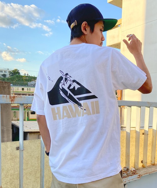 Quiksilver(クイックシルバー)の「QUIKSILVER/クイックシルバー ポケットTシャツ 半袖 ポケT バックプリント クルーネック レギュラーフィット ピグメント加工 QST242006(Tシャツ/カットソー・メンズ・ブルー/チャコール/ホワイト・M/L)」の5枚目の写真