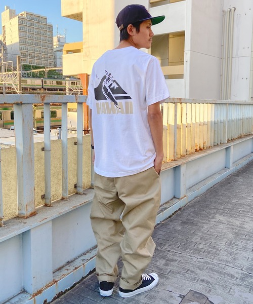 Quiksilver(クイックシルバー)の「QUIKSILVER/クイックシルバー ポケットTシャツ 半袖 ポケT バックプリント クルーネック レギュラーフィット ピグメント加工 QST242006(Tシャツ/カットソー・メンズ・ブルー/チャコール/ホワイト・M/L)」の8枚目の写真