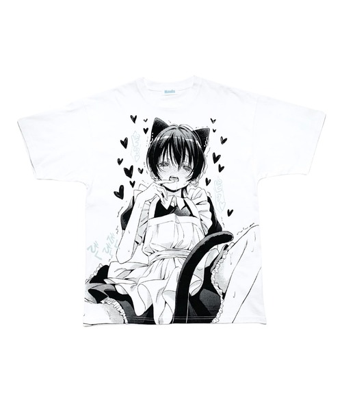 Hauls（ハウルズ）の「えちにゃんこメイドBIGTしゃつ（Tシャツ