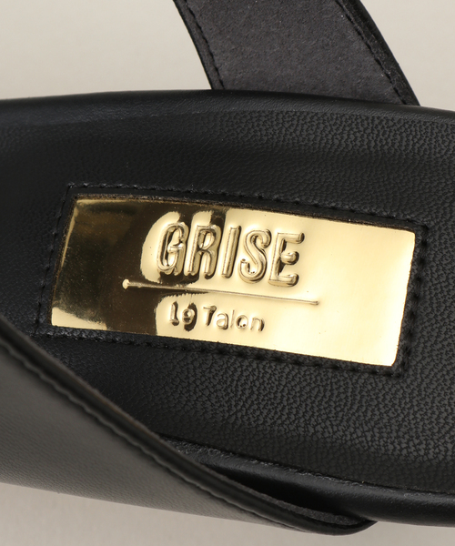 GRISE(グリーズ)の「GRISE 5.5cmレザーアシメカットミュールサンダル(サンダル・レディース・シルバー/オレンジ/ブラック系その他・SMALL/LARGE/MEDIUM/X-LARGE)」の5枚目の写真