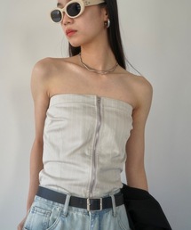 DRWCYS | フロントジップビスチェ(その他トップス)