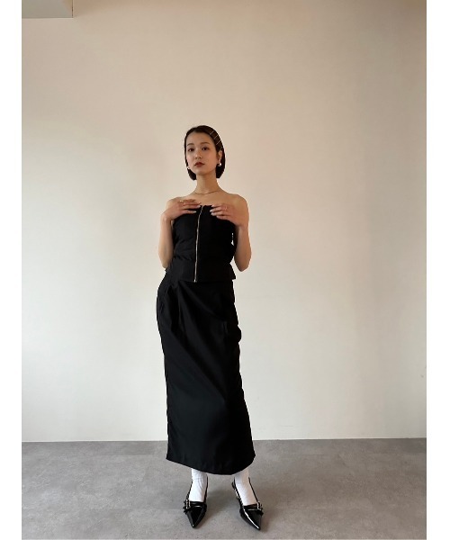 DRWCYS（ドロシーズ）の「フロントジップビスチェ（その他トップス・レディース・ブラック/ベージュ系その他・FREE）」の19枚目の写真