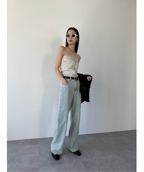 DRWCYS（ドロシーズ）の「フロントジップビスチェ（その他トップス・レディース・ブラック/ベージュ系その他・FREE）」の22枚目の写真