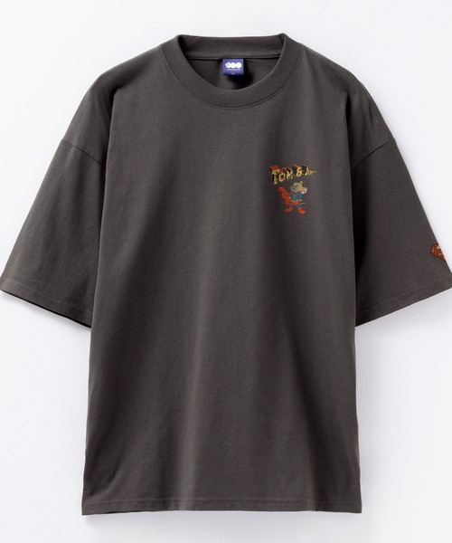 Tom&Jerry(トムアンドジェリー)の「TOM&JERRYヴィンテージ風プリントTEE(Tシャツ/カットソー・メンズ・ブラック系2/ブラック系1/ブラック系4/ブラック系3・M/XL/L)」の5枚目の写真