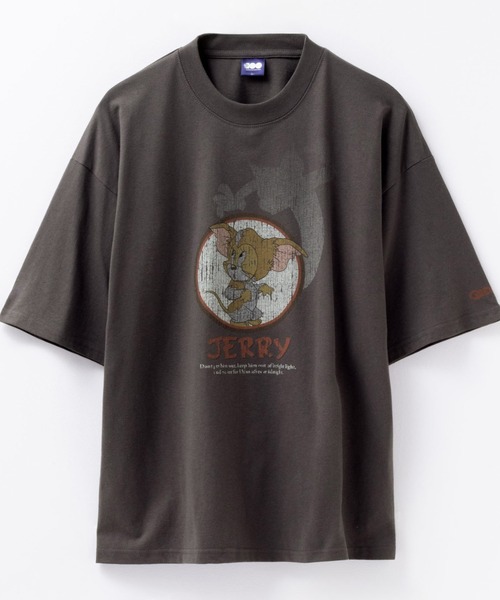 Tom&Jerry(トムアンドジェリー)の「TOM&JERRYヴィンテージ風プリントTEE(Tシャツ/カットソー・メンズ・ブラック系2/ブラック系1/ブラック系4/ブラック系3・M/XL/L)」の12枚目の写真