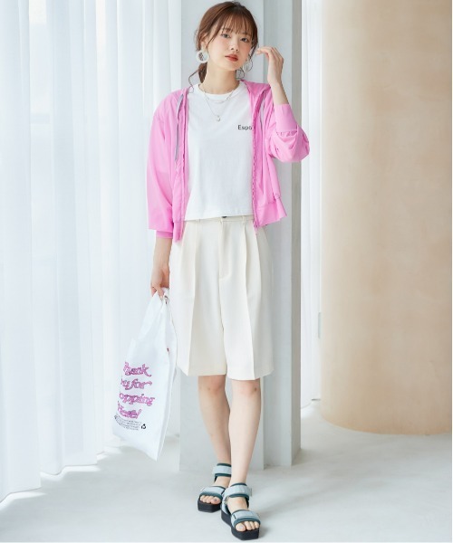 miclat（ミクラ）の「大きいサイズ　シアードルマンパーカー　miclat（パーカー・レディース・ネイビー/ピンク・L/LL/3L/4L/5L）」の5枚目の写真