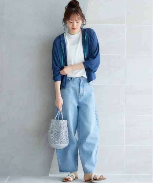 miclat（ミクラ）の「大きいサイズ　シアードルマンパーカー　miclat（パーカー・レディース・ネイビー/ピンク・L/LL/3L/4L/5L）」の4枚目の写真