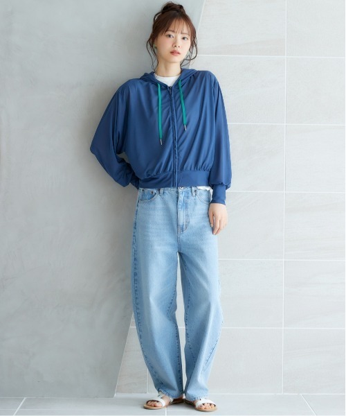 miclat（ミクラ）の「大きいサイズ　シアードルマンパーカー　miclat（パーカー・レディース・ネイビー/ピンク・L/LL/3L/4L/5L）」の17枚目の写真