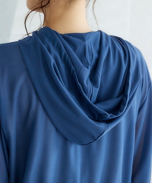 miclat（ミクラ）の「大きいサイズ　シアードルマンパーカー　miclat（パーカー・レディース・ネイビー/ピンク・L/LL/3L/4L/5L）」の20枚目の写真