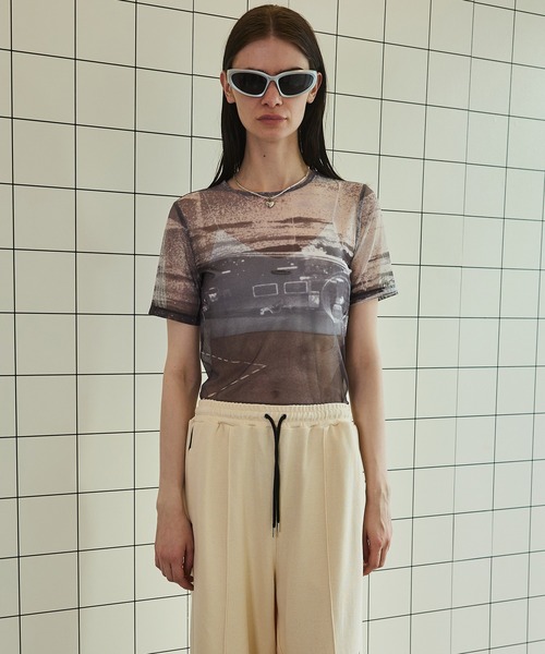 MAISON SPECIAL（メゾンスペシャル）の「AIR PORT Print T-shirt/AIR 