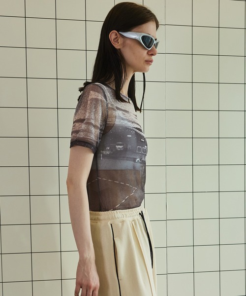 MAISON SPECIAL（メゾンスペシャル）の「AIR PORT Print T-shirt/AIR  