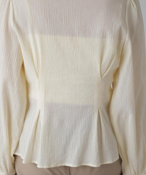 FREE'S MART（フリーズマート）の「◆ドビーストライプチュニックシャツ（シャツ/ブラウス・レディース・ホワイト/イエロー/ライトグリーン・FREE）」の19枚目の写真