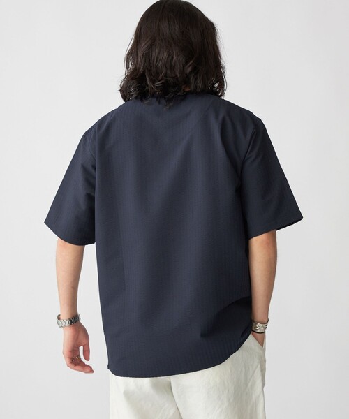 セール】SHIPS: COOLMAX(R) シアサッカー Tシャツ（Tシャツ