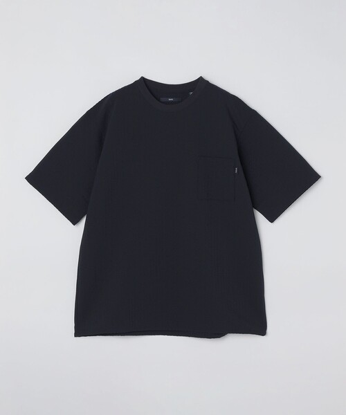 セール】SHIPS: COOLMAX(R) シアサッカー Tシャツ（Tシャツ