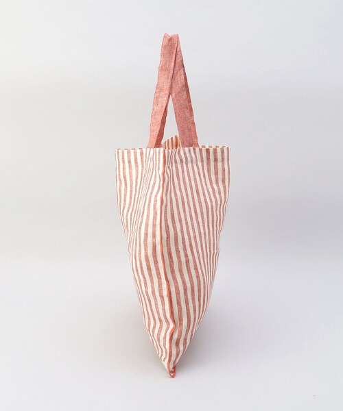 212 KITCHEN STORE（トゥワントゥキッチンストア）の「リネンストライプ エコバッグL WH×RE ＜212Kオリジナル＞（エコバッグ/サブバッグ・レディース・その他・00）」の6枚目の写真