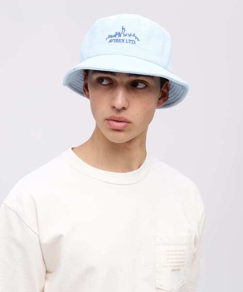 AVIREX（アヴィレックス）の「PILE BUCKET HAT / パイル バケットハット / AVIREX / アヴィレックス（ハット・メンズ・その他18/ブラック・F）」の5枚目の写真