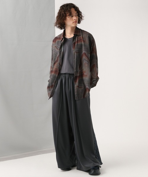 HARE（ハレ）の「スーパーワイドトラックパンツ(HARE)（その他パンツ・メンズ・ブラック/グレー・SMALL/MEDIUM）」の18枚目の写真