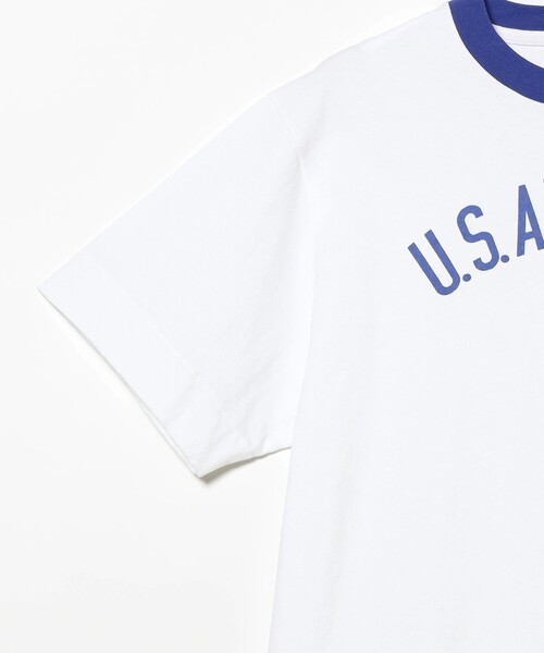 NECESSARY or UNNECESSARY(ネセサリーオアアンネセサリー)の「NECESSARY or UNNECESSARY / U.S.AIR FORCE プリントTシャツ(Tシャツ/カットソー・メンズ・ホワイト・LARGE/MEDIUM)」の4枚目の写真