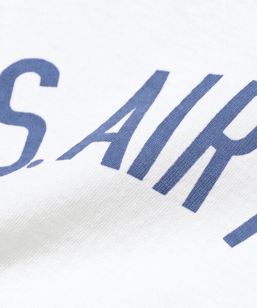 NECESSARY or UNNECESSARY(ネセサリーオアアンネセサリー)の「NECESSARY or UNNECESSARY / U.S.AIR FORCE プリントTシャツ(Tシャツ/カットソー・メンズ・ホワイト・LARGE/MEDIUM)」の7枚目の写真