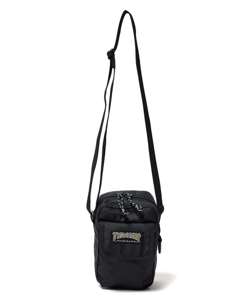 THRASHER（スラッシャー）の「THRASHER/スラッシャー ミニショルダーポーチ（ショルダーバッグ・キッズ・ブラック系2/ブラック系1/ブラック系3・FREE）」の2枚目の写真