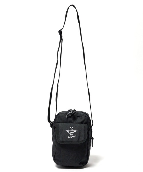THRASHER（スラッシャー）の「THRASHER/スラッシャー ミニショルダーポーチ（ショルダーバッグ・キッズ・ブラック系2/ブラック系1/ブラック系3・FREE）」の3枚目の写真