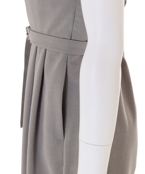 MURUA（ムルーア）の「ビスチェレイヤードロンパース（ワンピース・レディース・グレー/ブラック・FREE）」の8枚目の写真