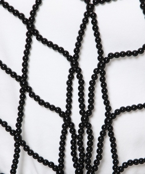 LOWRYS FARM（ローリーズファーム）の「ビーズロングビスチェ