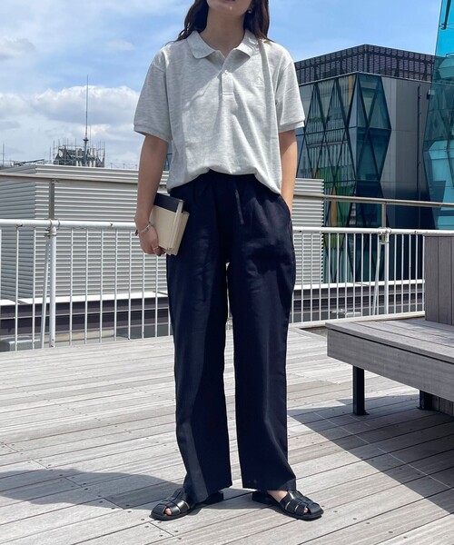 GEVACO(ゲバコ)の「【GEVACO/ゲバコ】コットンリネンイージーパンツ(その他パンツ・レディース・ブラック/ベージュ系その他3/グリーン/レッド/ネイビー・36/38)」の7枚目の写真