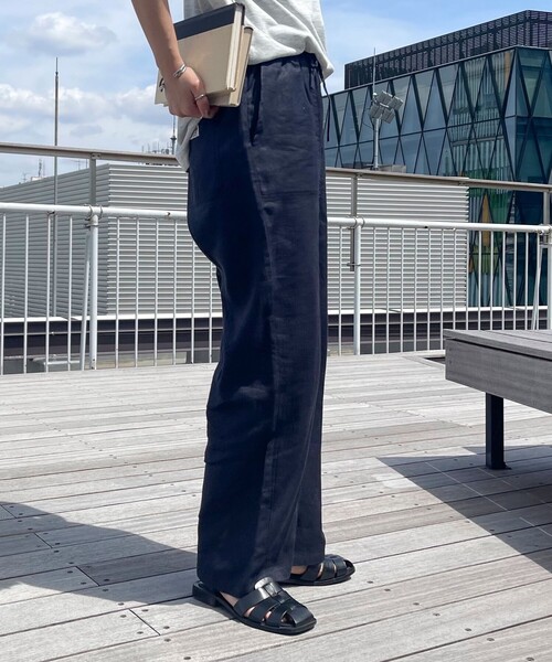 GEVACO(ゲバコ)の「【GEVACO/ゲバコ】コットンリネンイージーパンツ(その他パンツ・レディース・ブラック/ベージュ系その他3/グリーン/レッド/ネイビー・36/38)」の16枚目の写真