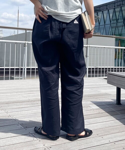 GEVACO(ゲバコ)の「【GEVACO/ゲバコ】コットンリネンイージーパンツ(その他パンツ・レディース・ブラック/ベージュ系その他3/グリーン/レッド/ネイビー・36/38)」の17枚目の写真