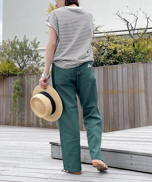GEVACO(ゲバコ)の「【GEVACO/ゲバコ】コットンリネンイージーパンツ(その他パンツ・レディース・ブラック/ベージュ系その他3/グリーン/レッド/ネイビー・36/38)」の21枚目の写真