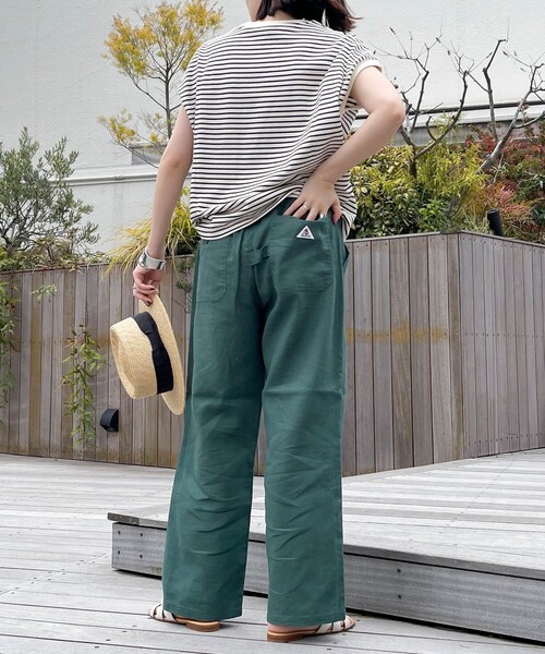 GEVACO(ゲバコ)の「【GEVACO/ゲバコ】コットンリネンイージーパンツ(その他パンツ・レディース・ブラック/ベージュ系その他3/グリーン/レッド/ネイビー・36/38)」の22枚目の写真