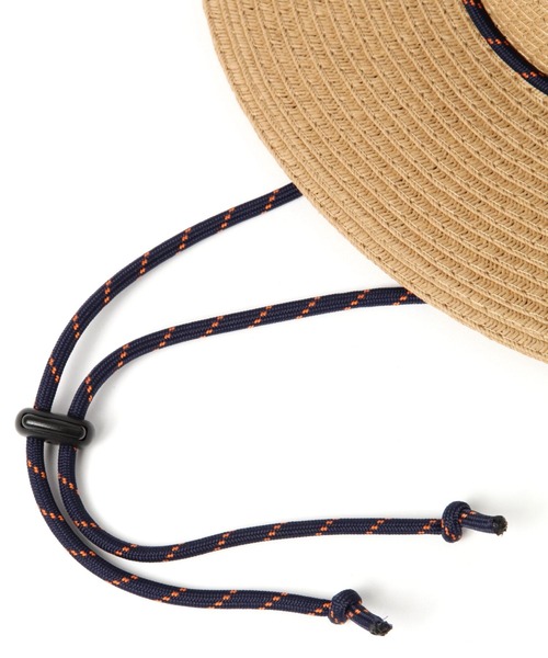 RAGEBLUE（レイジブルー）の「ロングブリム/ペーパーHAT（ハット・メンズ・キャメル/ブラック・FREE）」の5枚目の写真