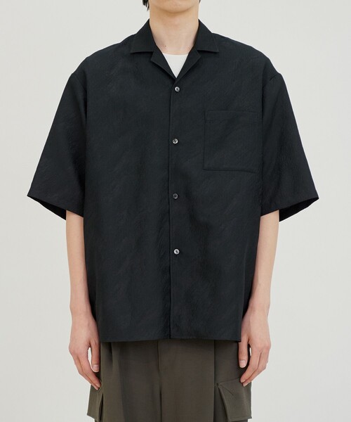 【美品】PUBLIC TOKYO プラスタージャガードシャツ / 半袖 PUBLIC TOKYO（パブリックトウキョウ）の「プラスタージャガード