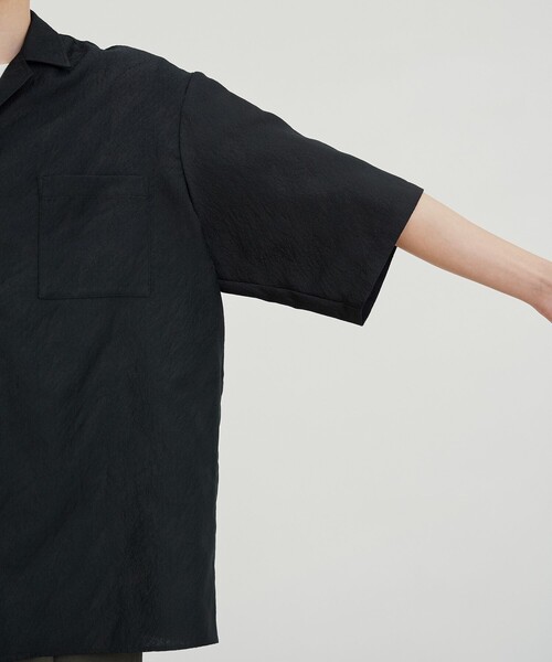 【美品】PUBLIC TOKYO プラスタージャガードシャツ / 半袖 PUBLIC TOKYO（パブリックトウキョウ）の「プラスタージャガード
