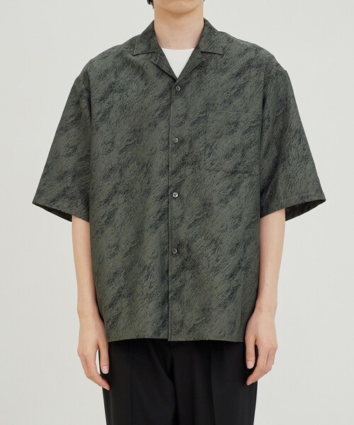 【美品】PUBLIC TOKYO プラスタージャガードシャツ / 半袖 PUBLIC TOKYO（パブリックトウキョウ）の「プラスタージャガード