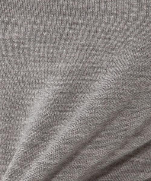 UNITED ARROWS（ユナイテッドアローズ）の「○UBBT W 18G クルーネック　半袖　ニット◆（ニット/セーター・レディース・オフホワイト/ブラック/グレー/ワインレッド/ダークグリーン・フリー）」の21枚目の写真