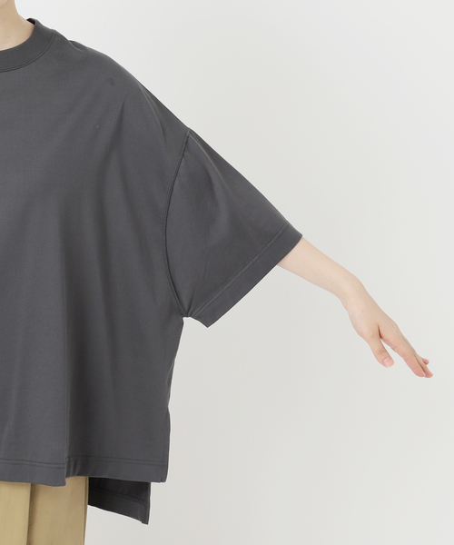 COGTHEBIGSMOKE(コグザビッグスモーク)の「《WEB限定追加6》COG THE BIGSMOKE/コグザビッグスモーク DELTA T-SHIRT(Tシャツ/カットソー・レディース・チャコールグレー/ブラック/ライトグレー・FREE)」の6枚目の写真