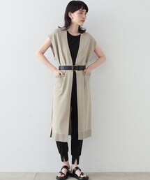 GALLEST | ニットロングジレ(ベスト)