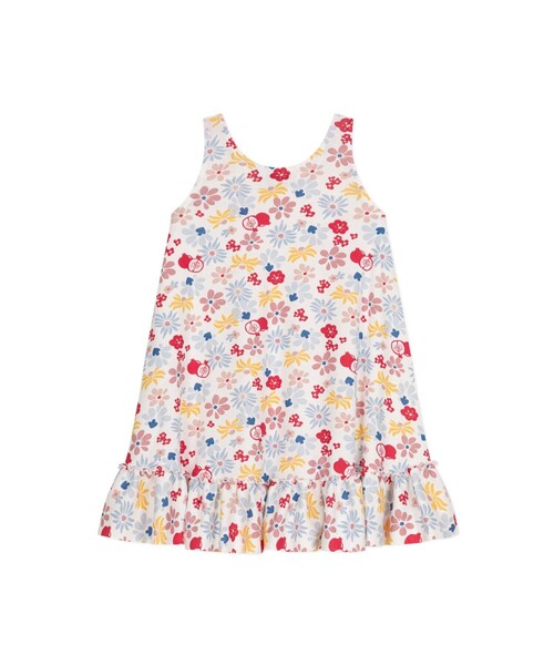 PETIT BATEAU(プチバトー)の「プリント袖なしワンピース(ワンピース・キッズ・ホワイト系その他・6YEAR/8YEAR/10YEAR/12YEAR)」の2枚目の写真