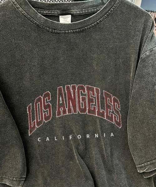 DEVICE(デバイス)の「フロント ロゴ プリント ピグメント 韓国 ストリート y2k 古着風 ビッグシルエット 半袖 Tシャツ(Tシャツ/カットソー・レディース・ダークグレー・FREE)」の16枚目の写真