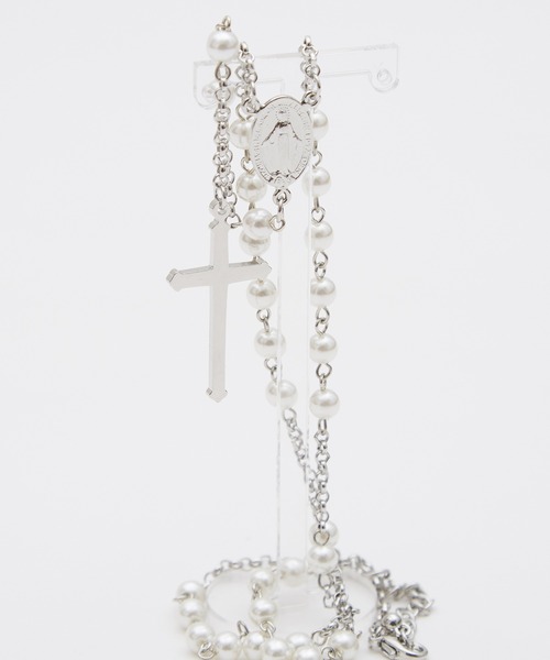improves（インプローブス）の「ロザリオ ネックレス（ネックレス・メンズ・ホワイト/レッド/ブラック/ターコイズブルー・FREE）」の10枚目の写真