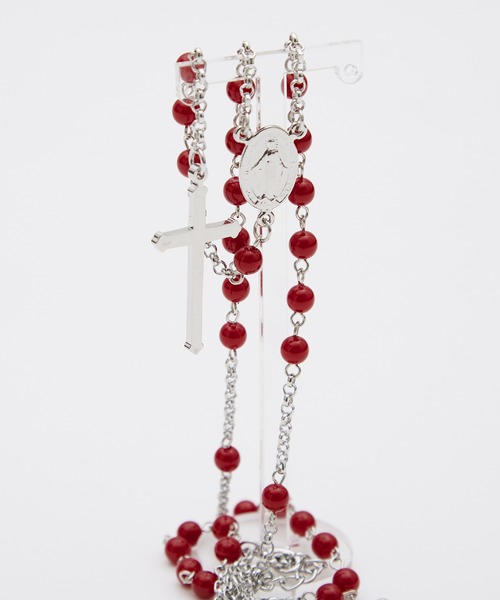 improves（インプローブス）の「ロザリオ ネックレス（ネックレス・メンズ・ホワイト/レッド/ブラック/ターコイズブルー・FREE）」の13枚目の写真