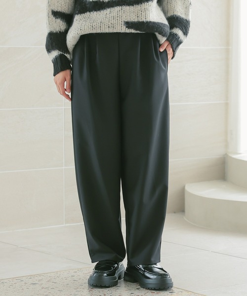 itto...(イット)の「ストレッチツイルカーブパンツ(スラックス・レディース・ブラック/ブラウン/グレー・M)」の11枚目の写真