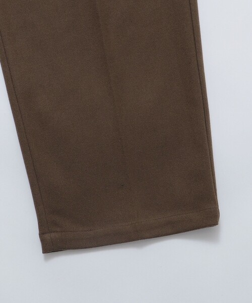 【セール】City Ambient Products: T/Rフラノ 2プリーツ ワイドテーパード スラックス（スラックス）｜City Ambient Products（シティアンビエントプロダクツ）