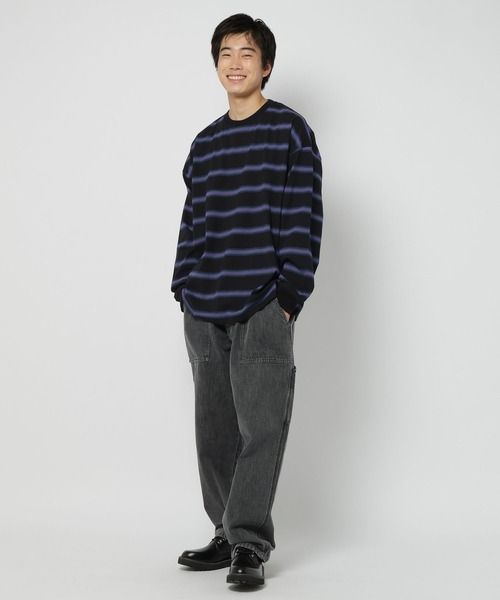 niko and...（ニコアンド）の「ペインターデニムパンツ【niko and ... JEANS 2024AW】（デニムパンツ・メンズ・ブルー/インディゴブルー/ブラウン/ブラック・SMALL/LARGE/MEDIUM）」の5枚目の写真