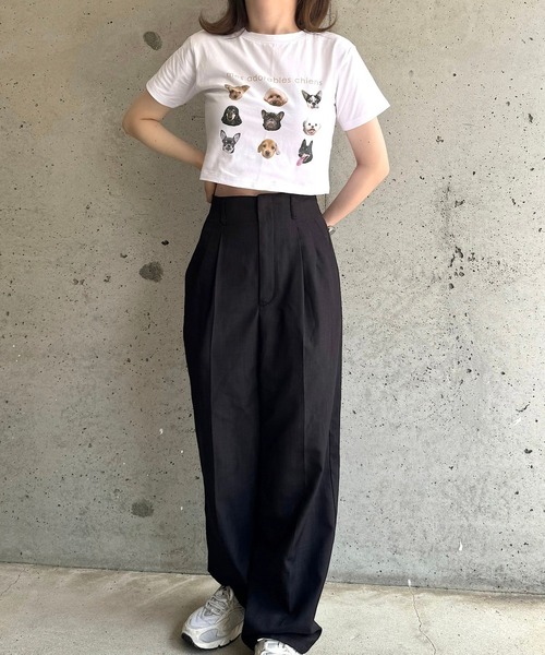 半袖 デザイン Tシャツ ワンピース ショート丈 lady-lyq-j0052-1.jpg