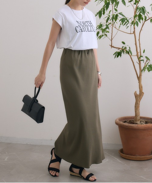 Dignite collier(ディニテコリエ)の「Dignite collier ノースリーブロゴT(Tシャツ/カットソー・レディース・ブラック/ホワイト・FREE)」の16枚目の写真