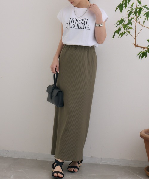 Dignite collier(ディニテコリエ)の「Dignite collier ノースリーブロゴT(Tシャツ/カットソー・レディース・ブラック/ホワイト・FREE)」の19枚目の写真