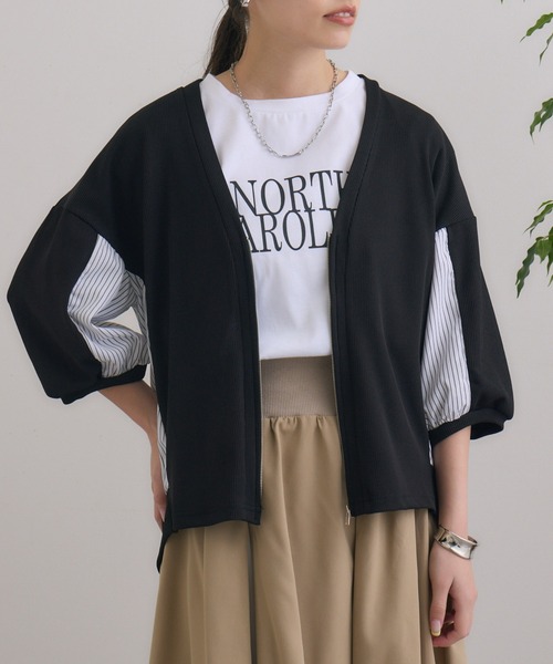 Dignite collier(ディニテコリエ)の「Dignite collier ノースリーブロゴT(Tシャツ/カットソー・レディース・ブラック/ホワイト・FREE)」の20枚目の写真